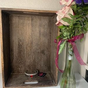 Silver Red Heart Bracelet